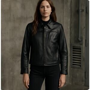 Vintage Himalaya Leather Motor Bike Wear Motorcycle Jacket Womens XXL‎ Size 14